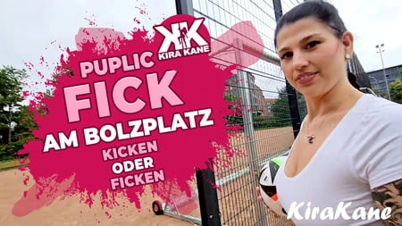 Kira kane - futbol sahasında halka açık sikilme