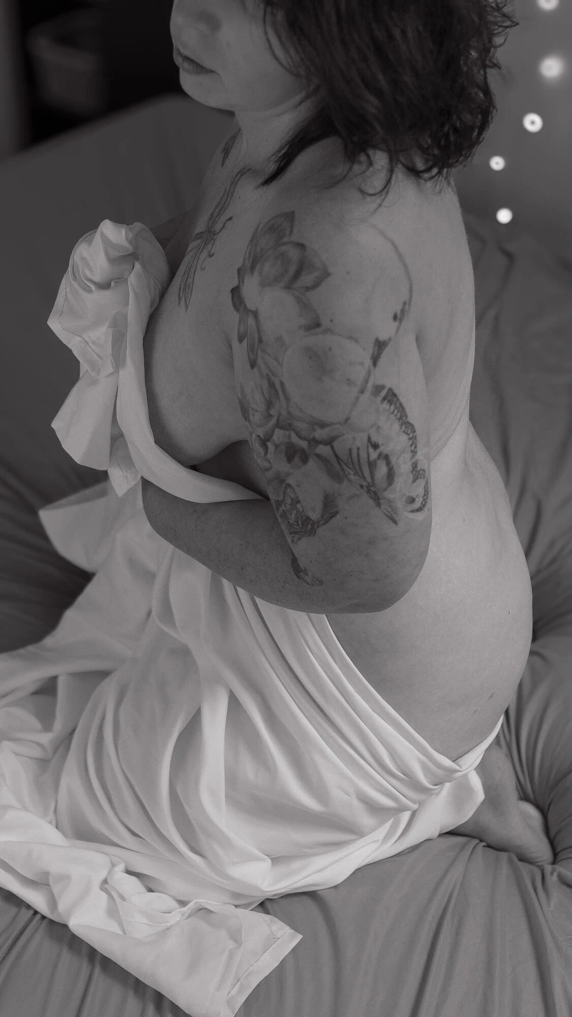 Tombul orta yaşlı seksi kadın