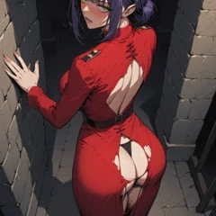 Sevimli esmer prenses güçlü kaslı orklar tarafından yakalanıyor