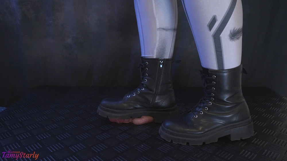 Testing Your Cock and Balls Durability - two pair of boots #2