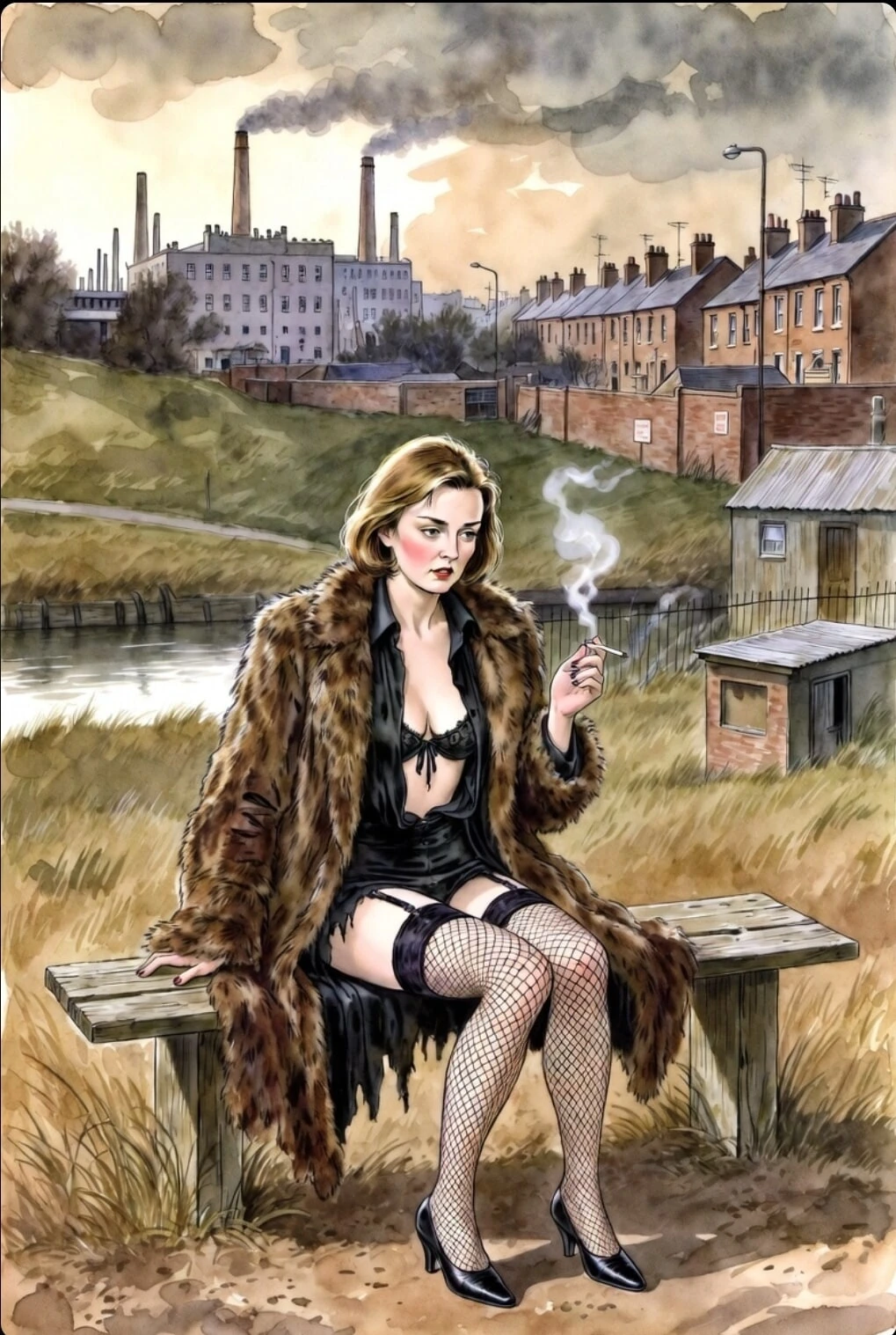 Pixwhores deneysel geliştirilmiş: file sigara içen