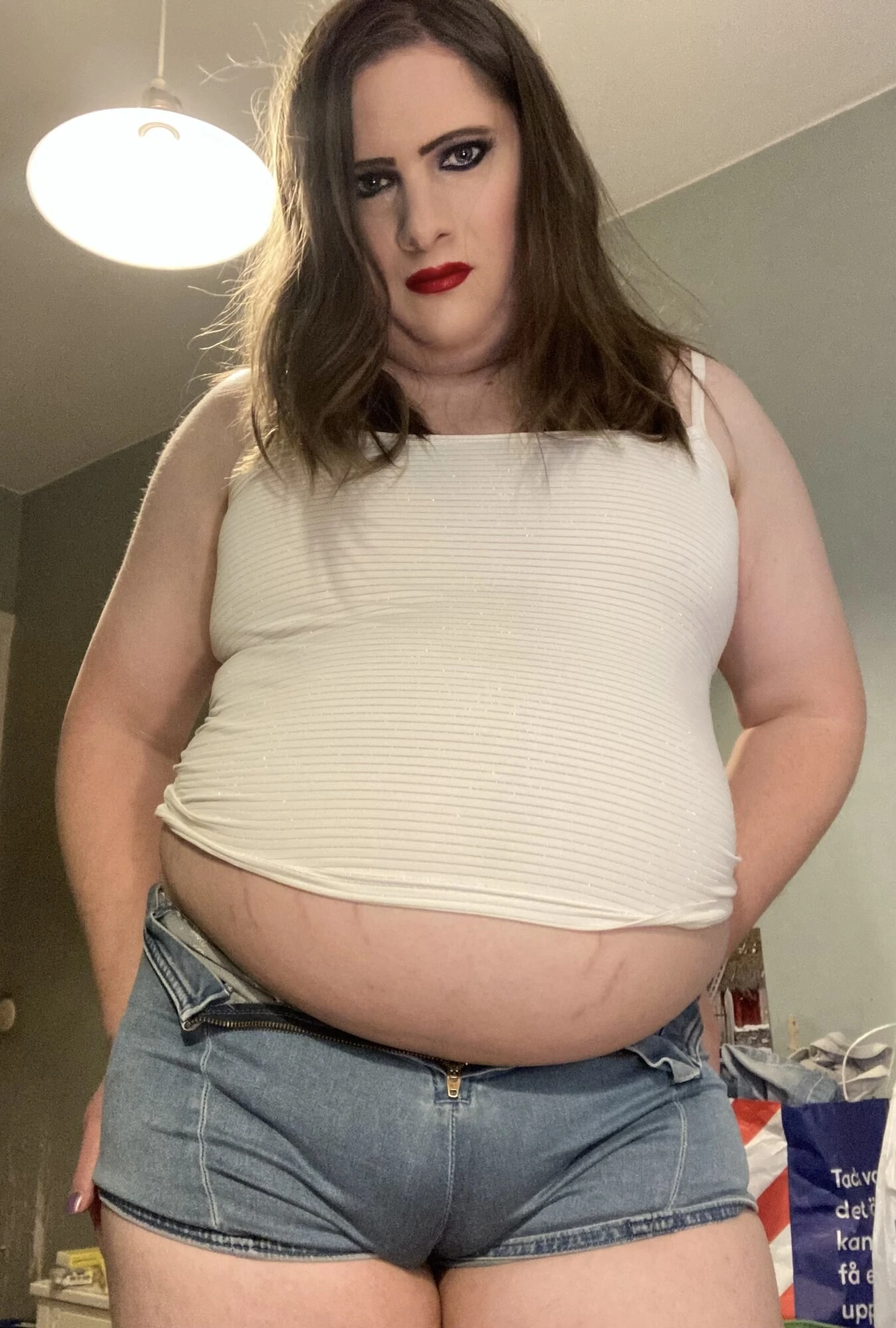 Sissy in tight shorts #2