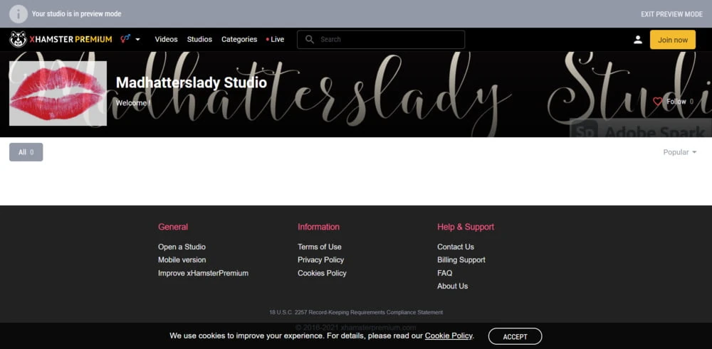 Studio is now open!