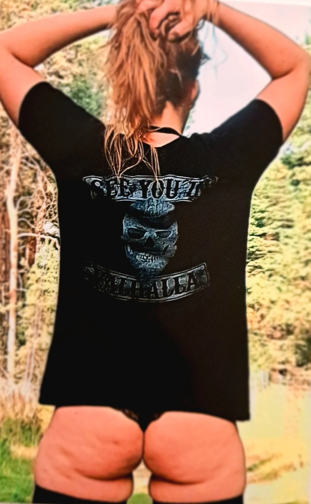 Erotic photos in the forest