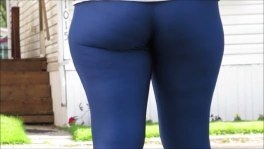 Candid Neighbor Fat Spandex Ass Whooty Hot Milf Leggings