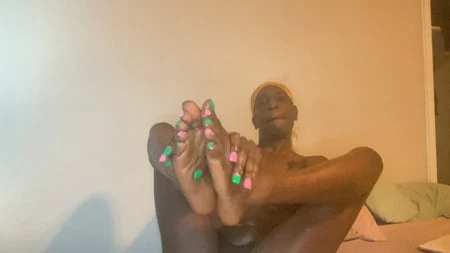 Siyah trans siki ve göğüsleri